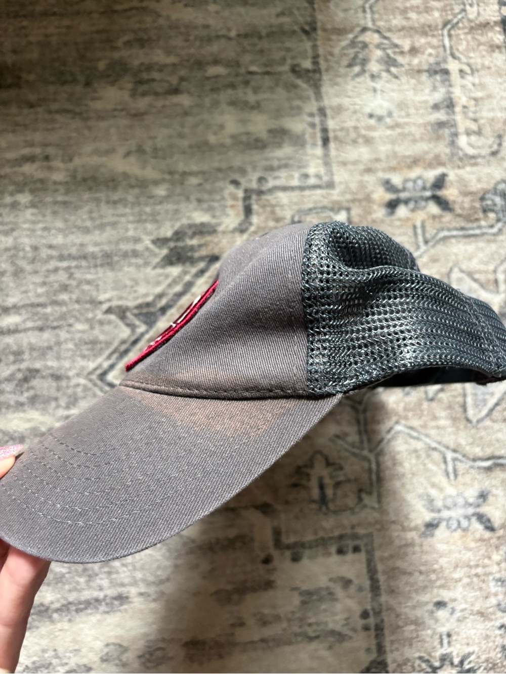 Fjallraven 1960 Logo Langtradarkeps Snapback Hat gray baseball cap hat - Picture 6 of 7